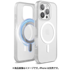 iPhone 16 Pro 対応 ケース クリア MagSafe 対応 耐衝撃 ハイブリッド スマホケース 薄型 軽量 マグセーフ スマホカバー MagSafe HYBRID CASE マットクリア EL_IPRCSPTMY_MC