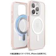 iPhone 16 Pro 対応 ケース クリア MagSafe 対応 耐衝撃 ハイブリッド スマホケース 薄型 軽量 マグセーフ スマホカバー MagSafe HYBRID CASE ピンク EL_IPRCSPTMY_PK