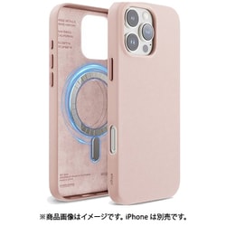 iPhone 16 Pro Max 対応 ケース MagSafe 対応 レザー 耐衝撃 スマホケース マグセーフ スマホカバー レザーケース MAGNETIC LEATHER CASE ラブリーピンク EL_IPGCSPLL5_PK