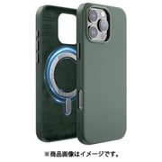 iPhone 16 Pro Max 対応 ケース MagSafe 対応 レザー 耐衝撃 スマホケース マグセーフ スマホカバー レザーケース MAGNETIC LEATHER CASE ミッドナイトグリーン EL_IPGCSPLL5_MG