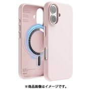 iPhone 16 対応 ケース MagSafe 対応 シリコン 耐衝撃 スマホケース 指紋 防止 サラサラ マグセーフ シリコンケース MAGNETIC SILICONE CASE ラブリーピンク EL_IPNCSSCS5_LP