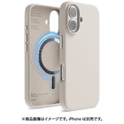 iPhone 16 対応 ケース MagSafe 対応 シリコン 耐衝撃 スマホケース 指紋 防止 サラサラ マグセーフ シリコンケース MAGNETIC SILICONE CASE ストーン EL_IPNCSSCS5_ST