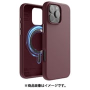 iPhone 16 Pro Max 対応 ケース MagSafe 対応 シリコン 耐衝撃 スマホケース 指紋 防止 サラサラ マグセーフ シリコンケース MAGNETIC SILICONE CASE バーガンディー EL_IPGCSSCS5_BD