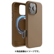 iPhone 16 Pro Max 対応 ケース MagSafe 対応 シリコン 耐衝撃 スマホケース 指紋 防止 サラサラ マグセーフ シリコンケース MAGNETIC SILICONE CASE ブラウン EL_IPGCSSCS5_BR