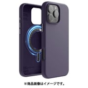 iPhone 16 Pro Max 対応 ケース MagSafe 対応 シリコン 耐衝撃 スマホケース 指紋 防止 サラサラ マグセーフ シリコンケース MAGNETIC SILICONE CASE ディープパープル EL_IPGCSSCS5_DP