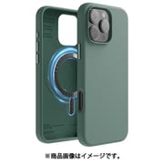 iPhone 16 Pro Max 対応 ケース MagSafe 対応 シリコン 耐衝撃 スマホケース 指紋 防止 サラサラ マグセーフ シリコンケース MAGNETIC SILICONE CASE ミッドナイトグリーン EL_IPGCSSCS5_GN
