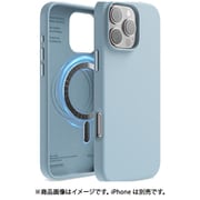 iPhone 16 Pro Max 対応 ケース MagSafe 対応 シリコン 耐衝撃 スマホケース 指紋 防止 サラサラ マグセーフ シリコンケース MAGNETIC SILICONE CASE スカイブルー EL_IPGCSSCS5_SB