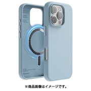 iPhone 16 Pro 対応 ケース MagSafe 対応 シリコン 耐衝撃 スマホケース 指紋 防止 サラサラ マグセーフ シリコンケース MAGNETIC SILICONE CASE スカイブルー EL_IPRCSSCS5_SB