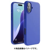 iPhone 16 Plus 対応 ケース シリコン 耐衝撃 スマホケース 指紋 防止 サラサラ シリコンケース SILICONE CASE コバルトブルー EL_IPBCSSCS3_CB