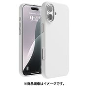 iPhone 16 Plus 対応 ケース シリコン 耐衝撃 スマホケース 指紋 防止 サラサラ シリコンケース SILICONE CASE ホワイト EL_IPBCSSCS3_WH