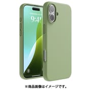iPhone 16 Plus 対応 ケース シリコン 耐衝撃 スマホケース 指紋 防止 サラサラ シリコンケース SILICONE CASE パステルグリーン EL_IPBCSSCS3_PG