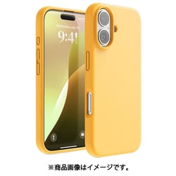 iPhone 16 対応 ケース シリコン 耐衝撃 スマホケース 指紋 防止 サラサラ シリコンケース SILICONE CASE サンシャイン EL_IPNCSSCS3_SS