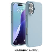 iPhone 16 対応 ケース シリコン 耐衝撃 スマホケース 指紋 防止 サラサラ シリコンケース SILICONE CASE スカイブルー EL_IPNCSSCS3_SB