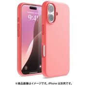 iPhone 16 対応 ケース シリコン 耐衝撃 スマホケース 指紋 防止 サラサラ シリコンケース SILICONE CASE ピンク EL_IPNCSSCS3_PK