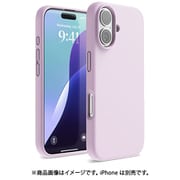 iPhone 16 対応 ケース シリコン 耐衝撃 スマホケース 指紋 防止 サラサラ シリコンケース SILICONE CASE ライトライラック EL_IPNCSSCS3_LL