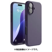 iPhone 16 対応 ケース シリコン 耐衝撃 スマホケース 指紋 防止 サラサラ シリコンケース SILICONE CASE ディープパープル EL_IPNCSSCS3_DP