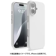 iPhone 16 対応 ケース シリコン 耐衝撃 スマホケース 指紋 防止 サラサラ シリコンケース SILICONE CASE ホワイト EL_IPNCSSCS3_WH