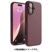 iPhone 16 対応 ケース シリコン 耐衝撃 スマホケース 指紋 防止 サラサラ シリコンケース SILICONE CASE バーガンディー EL_IPNCSSCS3_BD