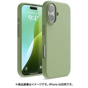 iPhone 16 対応 ケース シリコン 耐衝撃 スマホケース 指紋 防止 サラサラ シリコンケース SILICONE CASE パステルグリーン EL_IPNCSSCS3_PG