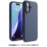 iPhone 16 対応 ケース シリコン 耐衝撃 スマホケース 指紋 防止 サラサラ シリコンケース SILICONE CASE ジーンインディゴ EL_IPNCSSCS3_JI