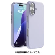 iPhone 16 対応 ケース シリコン 耐衝撃 スマホケース 指紋 防止 サラサラ シリコンケース SILICONE CASE パープル EL_IPNCSSCS3_PR