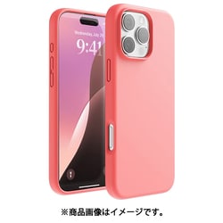iPhone 16 Pro Max 対応 ケース シリコン 耐衝撃 スマホケース 指紋 防止 サラサラ シリコンケース SILICONE CASE ピンク EL_IPGCSSCS3_PK
