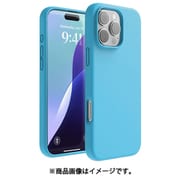 iPhone 16 Pro Max 対応 ケース シリコン 耐衝撃 スマホケース 指紋 防止 サラサラ シリコンケース SILICONE CASE オーシャンブルー EL_IPGCSSCS3_OB