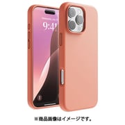 iPhone 16 Pro Max 対応 ケース シリコン 耐衝撃 スマホケース 指紋 防止 サラサラ シリコンケース SILICONE CASE サーモン EL_IPGCSSCS3_SA
