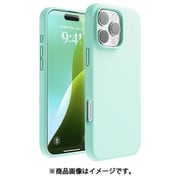 iPhone 16 Pro Max 対応 ケース シリコン 耐衝撃 スマホケース 指紋 防止 サラサラ シリコンケース SILICONE CASE アクアスカイ EL_IPGCSSCS3_AS