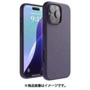 iPhone 16 Pro Max 対応 ケース シリコン 耐衝撃 スマホケース 指紋 防止 サラサラ シリコンケース SILICONE CASE ディープパープル EL_IPGCSSCS3_DP