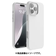 iPhone 16 Pro Max 対応 ケース シリコン 耐衝撃 スマホケース 指紋 防止 サラサラ シリコンケース SILICONE CASE ホワイト EL_IPGCSSCS3_WH