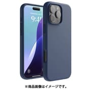 iPhone 16 Pro Max 対応 ケース シリコン 耐衝撃 スマホケース 指紋 防止 サラサラ シリコンケース SILICONE CASE ジーンインディゴ EL_IPGCSSCS3_JI