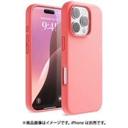 iPhone 16 Pro 対応 ケース シリコン 耐衝撃 スマホケース 指紋 防止 サラサラ シリコンケース SILICONE CASE ピンク EL_IPRCSSCS3_PK