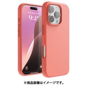 iPhone 16 Pro 対応 ケース シリコン 耐衝撃 スマホケース 指紋 防止 サラサラ シリコンケース SILICONE CASE ポメロピンク EL_IPRCSSCS3_PP