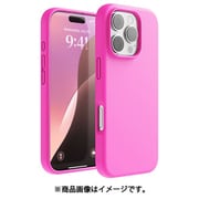 iPhone 16 Pro 対応 ケース シリコン 耐衝撃 スマホケース 指紋 防止 サラサラ シリコンケース SILICONE CASE アイスレッド EL_IPRCSSCS3_IR