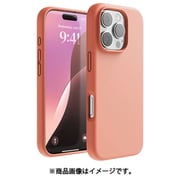 iPhone 16 Pro 対応 ケース シリコン 耐衝撃 スマホケース 指紋 防止 サラサラ シリコンケース SILICONE CASE サーモン EL_IPRCSSCS3_SA
