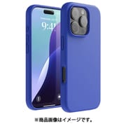 iPhone 16 Pro 対応 ケース シリコン 耐衝撃 スマホケース 指紋 防止 サラサラ シリコンケース SILICONE CASE コバルトブルー EL_IPRCSSCS3_CB