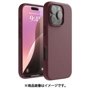 iPhone 16 Pro 対応 ケース シリコン 耐衝撃 スマホケース 指紋 防止 サラサラ シリコンケース SILICONE CASE バーガンディー EL_IPRCSSCS3_BD