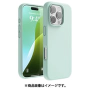iPhone 16 Pro 対応 ケース シリコン 耐衝撃 スマホケース 指紋 防止 サラサラ シリコンケース SILICONE CASE ミント EL_IPRCSSCS3_MT