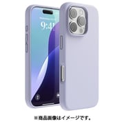 iPhone 16 Pro 対応 ケース シリコン 耐衝撃 スマホケース 指紋 防止 サラサラ シリコンケース SILICONE CASE パープル EL_IPRCSSCS3_PR