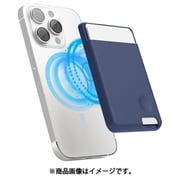 MagSafe 対応 カードケース 磁気防止 マグセーフ カード 収納 ポケット シリコン 製 薄型 カード入れ マグネット 内蔵 カードホルダー SILICONE CARD POCKET ジーンインディゴ EL_MSCCPSCOP_JI