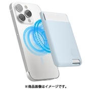 MagSafe 対応 カードケース 磁気防止 マグセーフ カード 収納 ポケット シリコン 製 薄型 カード入れ マグネット 内蔵 カードホルダー SILICONE CARD POCKET ライトブルー EL_MSCCPSCOP_LB