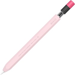 Apple Pencil USB-C 対応 カバー かわいい 鉛筆 デザイン 握りやすい 滑り止め グリップ ホルダー 消しゴム 風 キャップ 薄型 ケース CLASSIC CASE ラブリーピンク EL_APSCSSCPU_PK