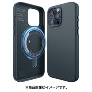 iPhone 15 Pro Max 対応 ケース MagSafe 対応 PUレザー 耐衝撃ケース 合成皮革 耐衝撃 マグセーフ スマホケース MAGNETIC LEATHER CASE ジーンインディゴ EL_IOGCSPLL5_JI