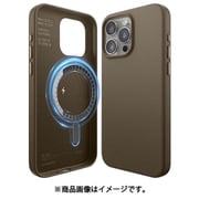 iPhone 15 Pro Max 対応 ケース MagSafe 対応 PUレザー 耐衝撃ケース 合成皮革 耐衝撃 マグセーフ スマホケース MAGNETIC LEATHER CASE トープ EL_IOGCSPLL5_TP