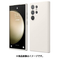 Galaxy S24 Ultra 対応 ケース 耐衝撃 傷 指紋 防止 シリコン スマホケース スリム 衝撃吸収 シリコンケース SILICONE CASE ストーン EL_G4LCSPTS6_ST