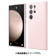 Galaxy S24 Ultra 対応 ケース 耐衝撃 傷 指紋 防止 シリコン スマホケース スリム 衝撃吸収 シリコンケース SILICONE CASE ラブリーピンク EL_G4LCSPTS6_PK