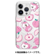 iPhone 15 Pro 対応 ケース ラインフレンズ 公式 ブラウン コニー サリー MagSafe 対応 耐衝撃 スマホケース LINE FRIENDS B&F FRUIT SHOP ピーチ EL_IOBCSPT2F_PC