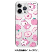 iPhone 15 Pro Max 対応 ケース ラインフレンズ 公式 ブラウン コニー サリー MagSafe 対応 耐衝撃 スマホケース LINE FRIENDS B&F FRUIT SHOP ピーチ EL_IOGCSPT2F_PC