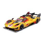 18-26313 1/24 フェラーリ 499P ル・マン 2024 No.83 イエロー ウィンドウボックス [ダイキャストミニカー]